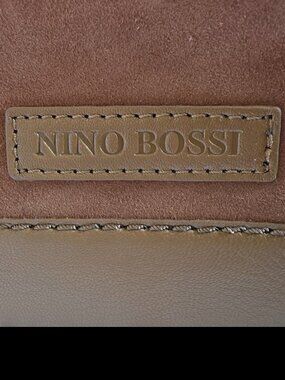 NINO BOSSI Brown Leather Crossbody/Satchel Purse